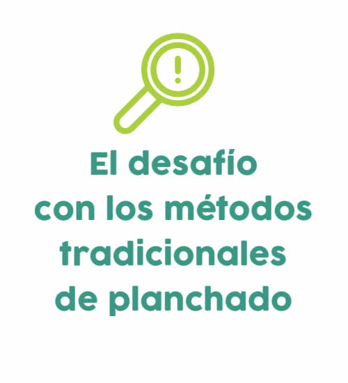 Desarrugadura de prendas inercial  